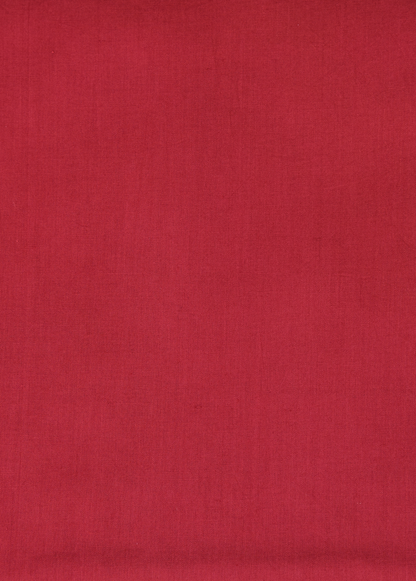 Red Chanderi Cotton Dress Material