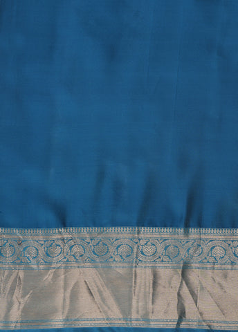 Blue Silk Kanjeevaram Saree