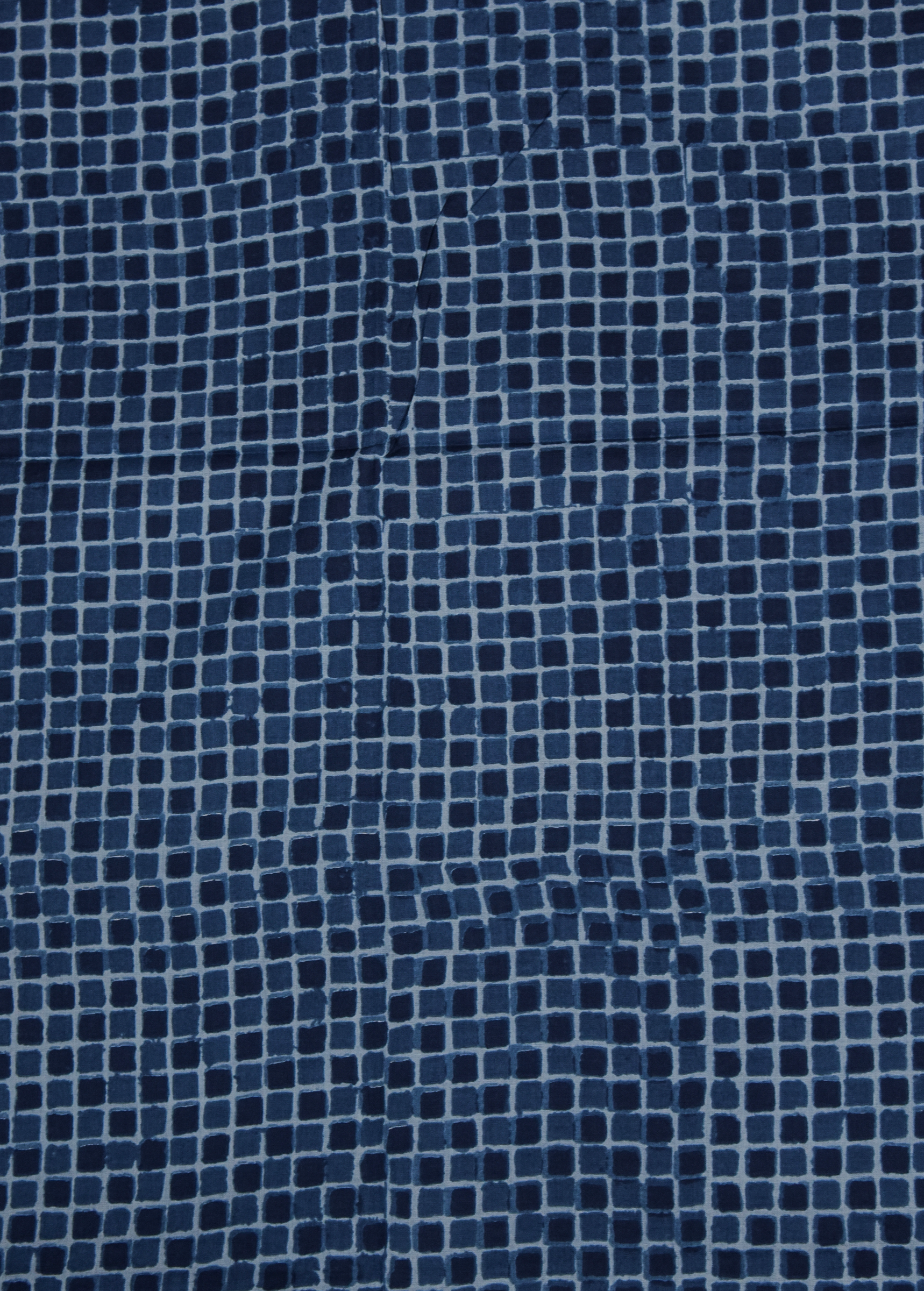 Blue Cotton Dress Material
