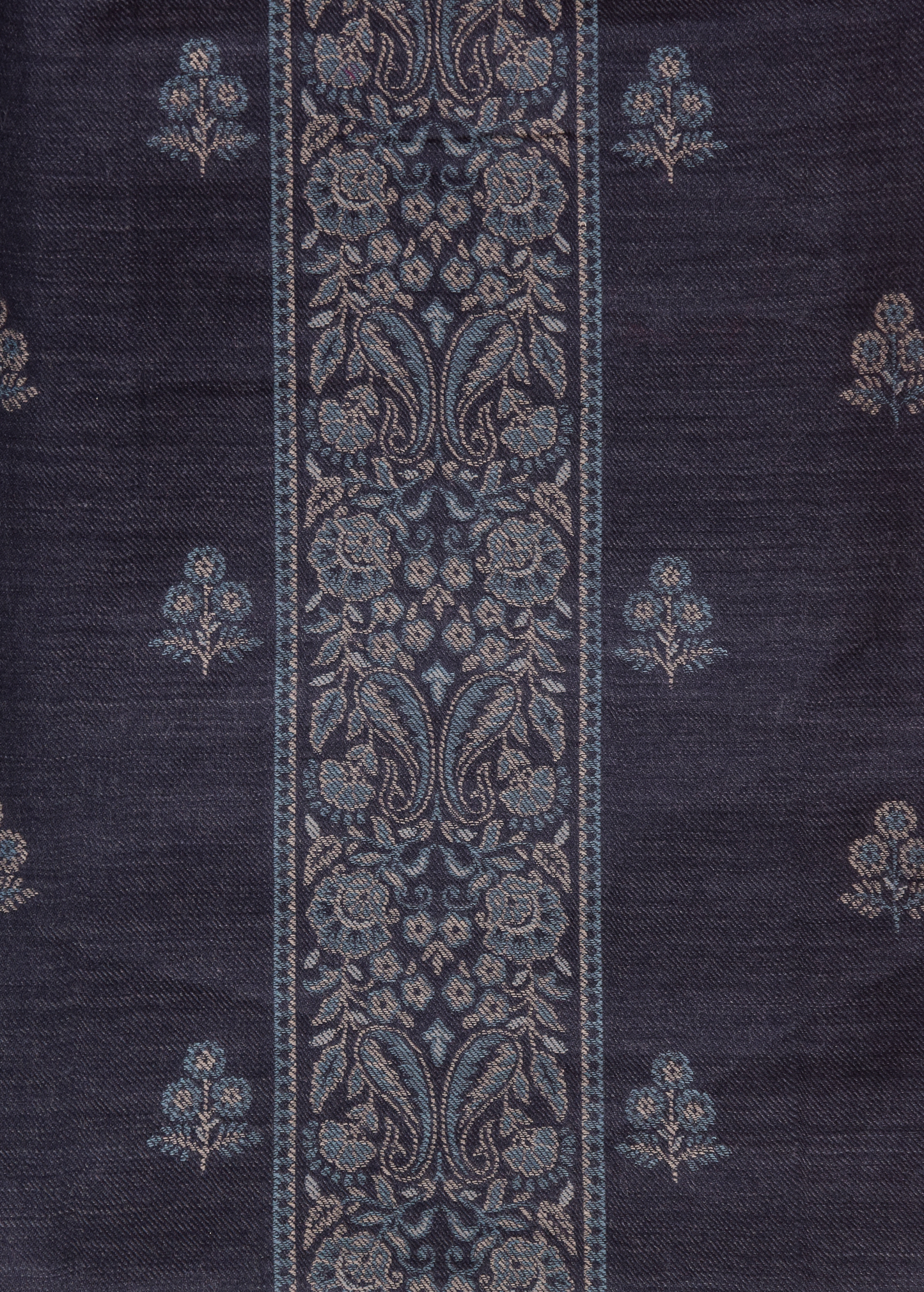 Blue Pashmina Dress Material