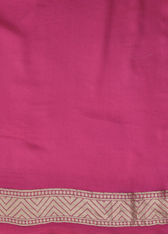 Pink Georgette Banarasi Saree