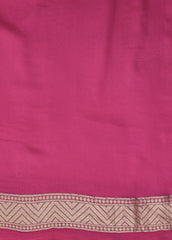 Pink Georgette Banarasi Saree