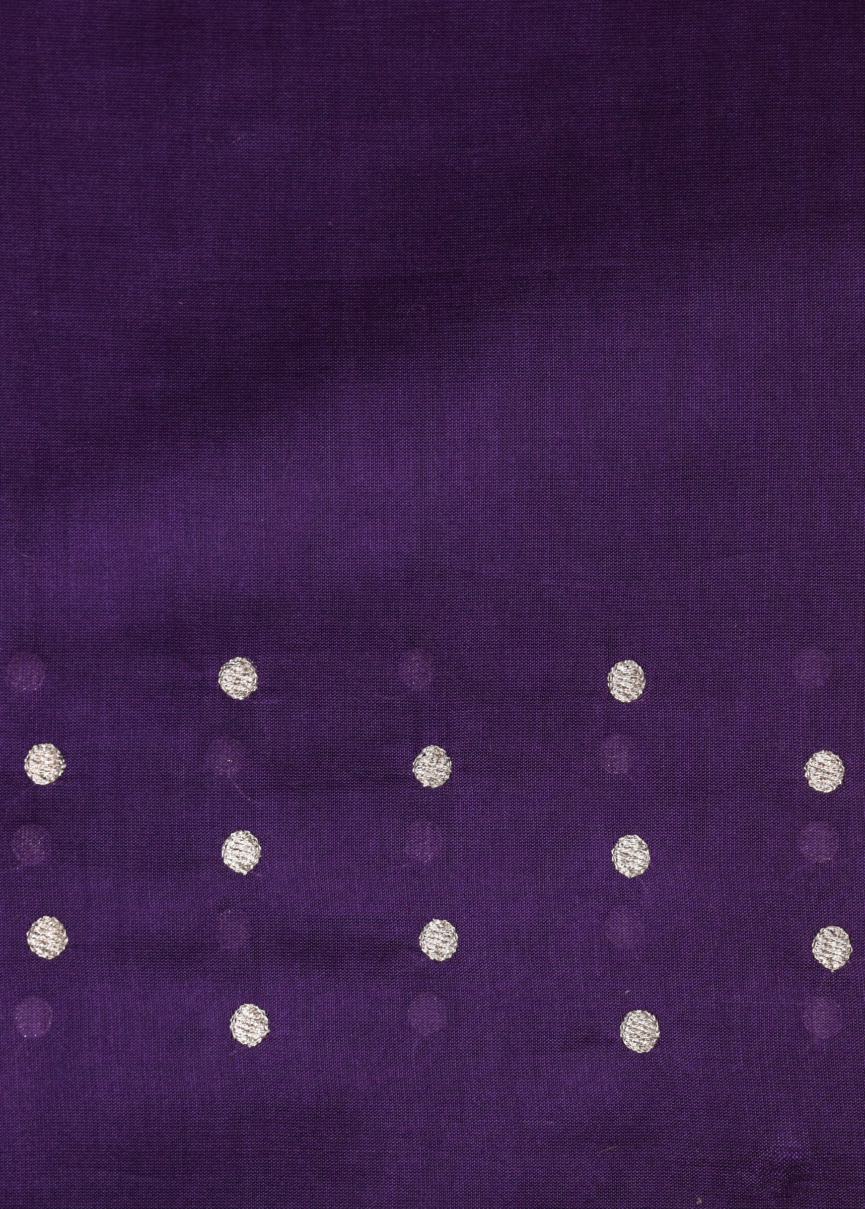 Purple Cotton Silk Dress Material - Image 5 | Greenways Delhi