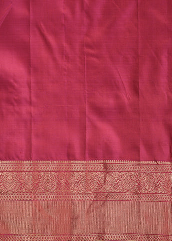 Yellow Silk Kanjeevaram Saree