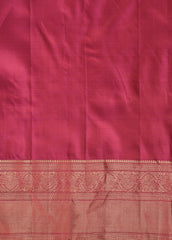 Yellow Silk Kanjeevaram Saree