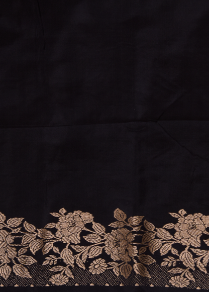 Black Silk Dress Material