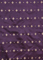 Purple Silk Banarasi Saree