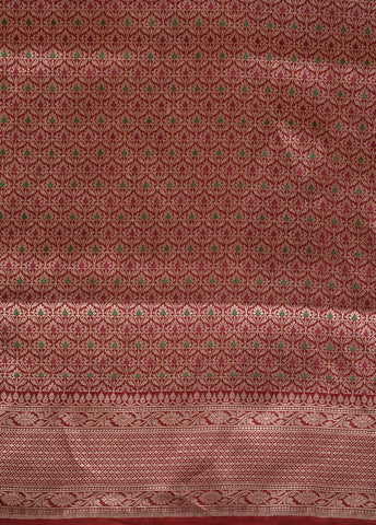 Red Silk Banarasi Saree