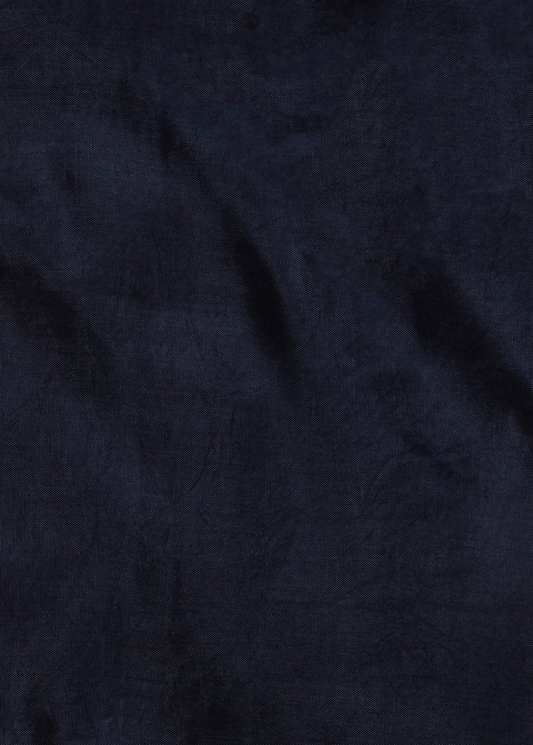 Navy Crepe Silk Dress Material