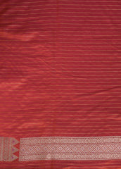 Red Art Silk Banarasi Saree