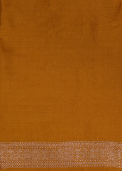 Yellow Silk Dress Material