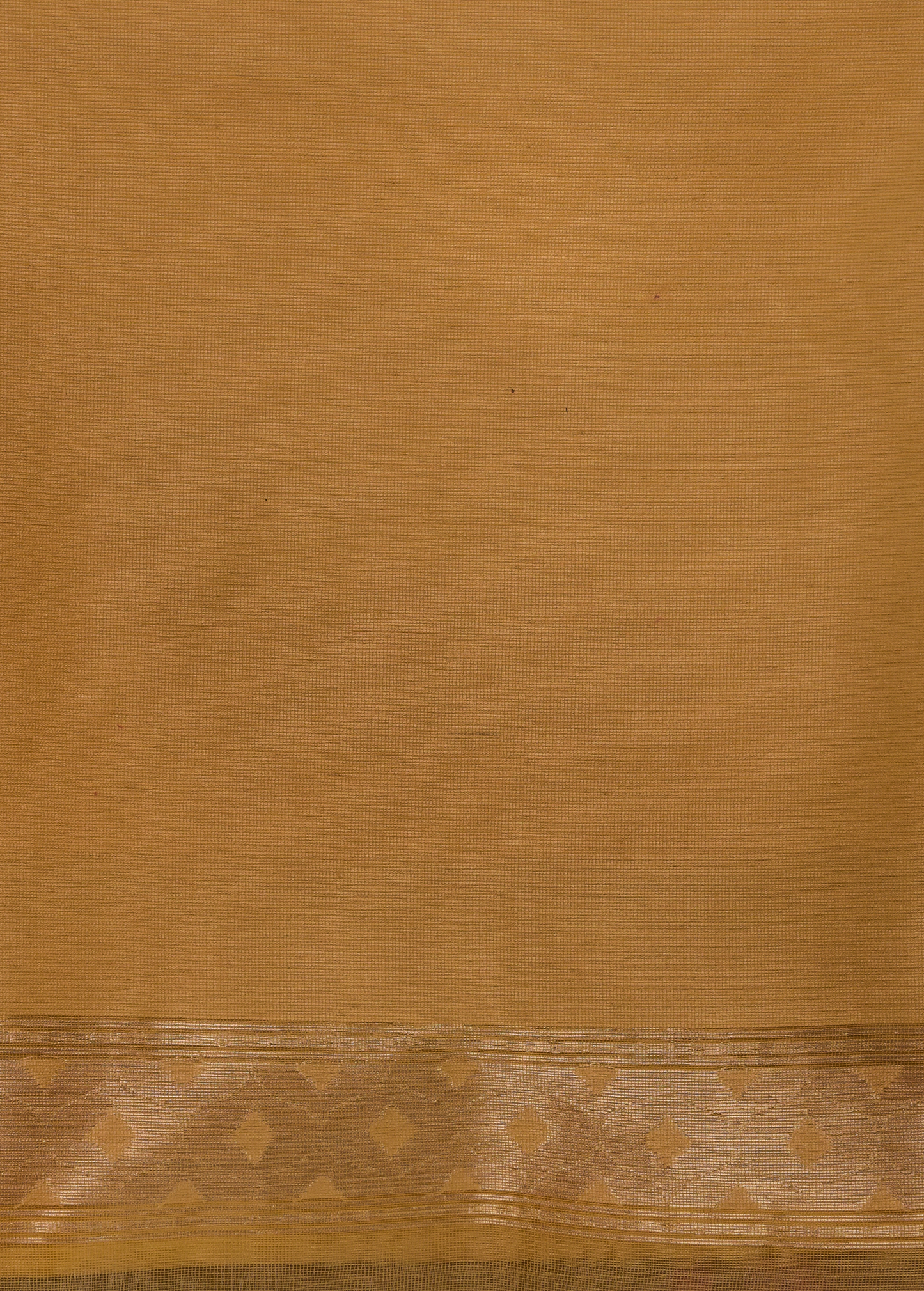 Yellow Dupion Silk Dress Material