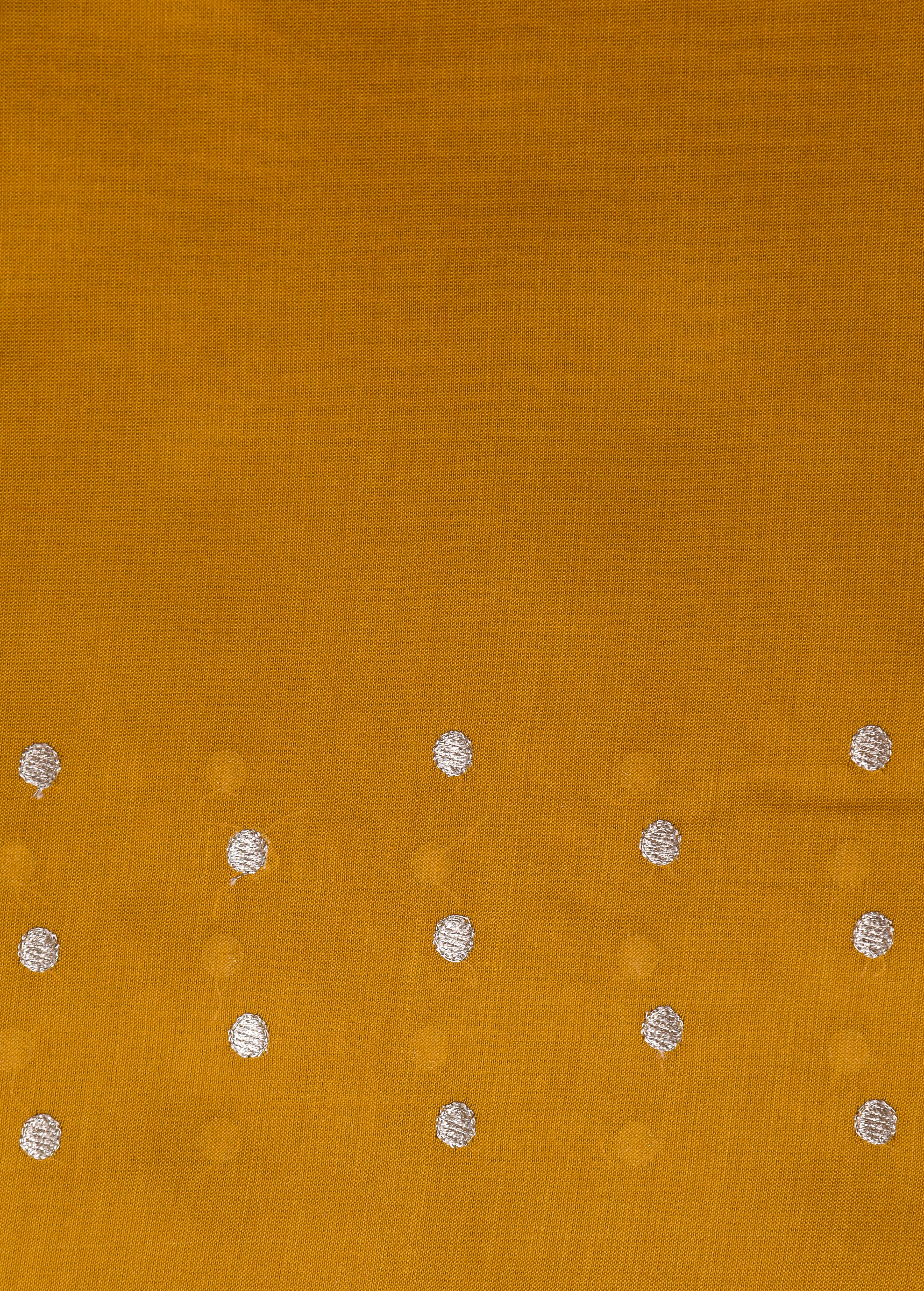 Yellow Cotton Silk Dress Material - Image 5 | Greenways Delhi
