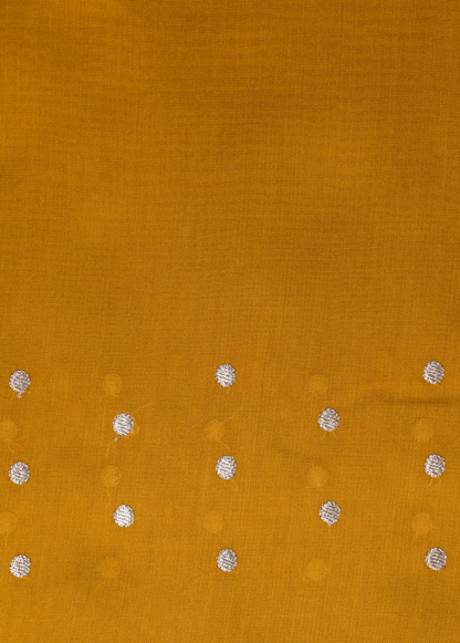 Yellow Cotton Silk Dress Material - Image 5 | Greenways Delhi