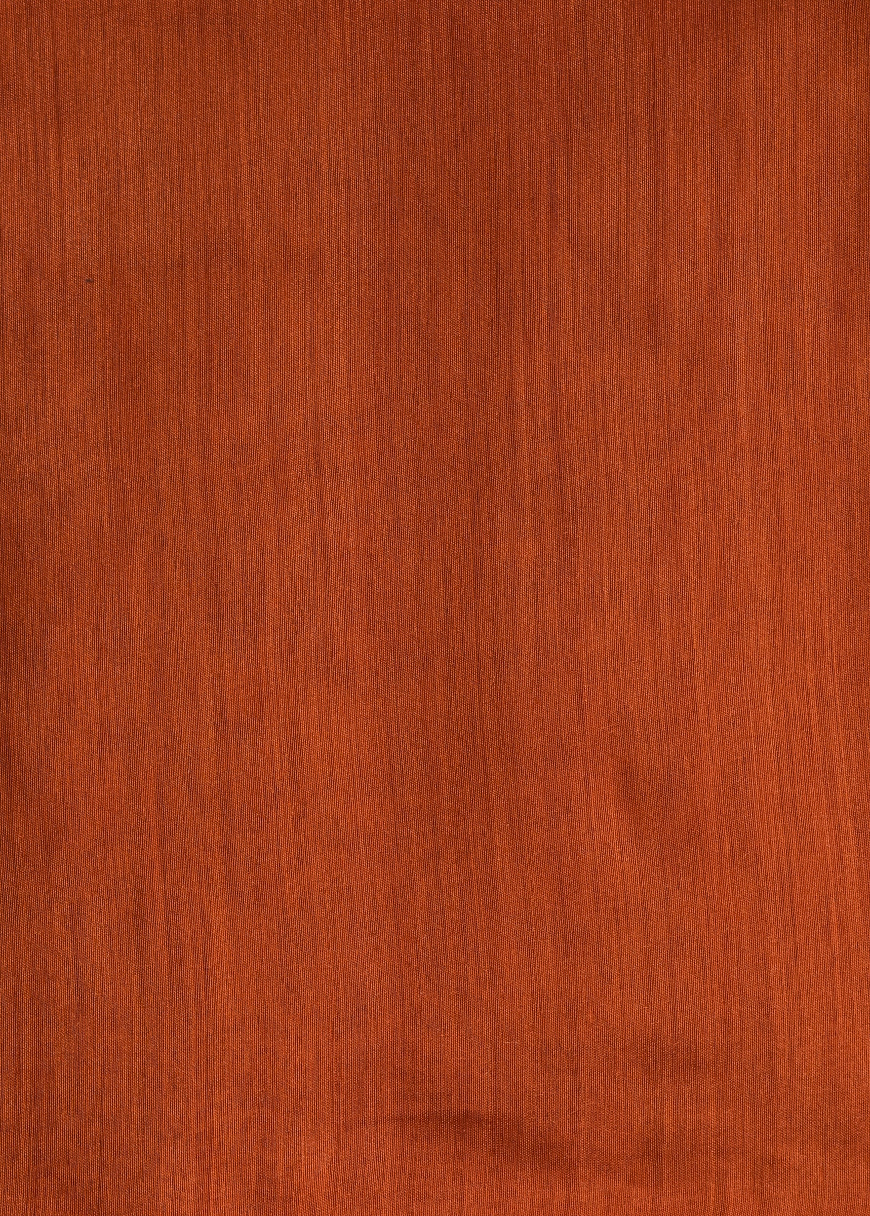 Orange Tussar Dress Material