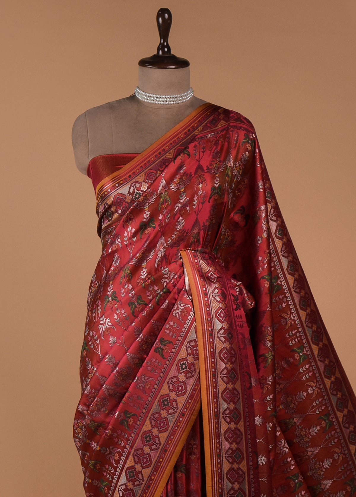Red Silk Patola Saree
