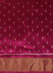 Pink Silk Patola/ikkat Saree