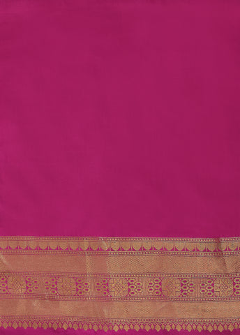 Pink Silk Banarasi Saree