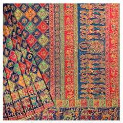 Blue Pashmina Banarasi Saree