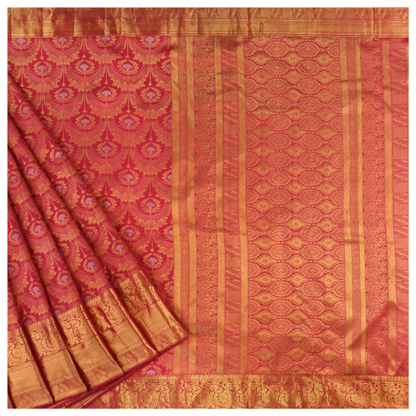 Pink Silk Kanjeevaram Saree