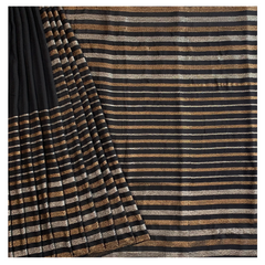 Black Georgette Designer/Embroidery Saree
