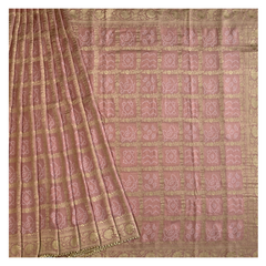 Pink Dola Silk Bandhani Saree