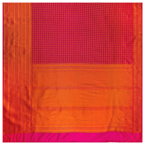 Pink Art Silk Kanjeevaram Saree