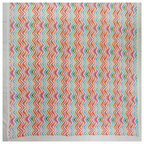 Multicoloured Chiffon Printed Saree