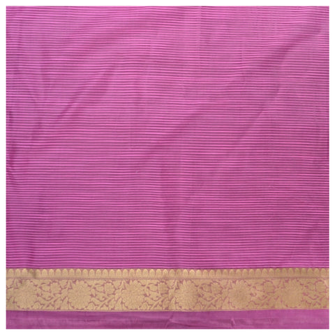 Pink Kora Cotton Banarasi Saree