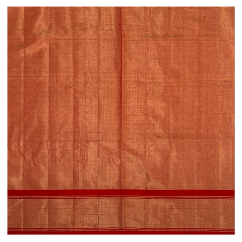 Cream Silk Tissue Patola Ikkat Saree