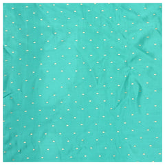 Blue Chiffon Embroidered Saree