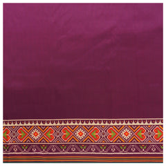 Pink Art Tussar Printed / Patola Saree