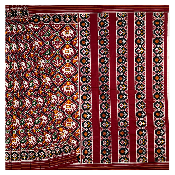Multicoloured Silk Patola Saree