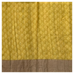 Multicoloured Tussar Printed Saree