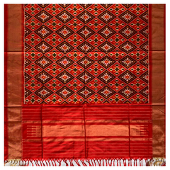 Red Silk Dupatta